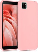kwmobile telefoonhoesje voor Huawei Y5p - Hoesje voor smartphone - Back cover in mat roségoud