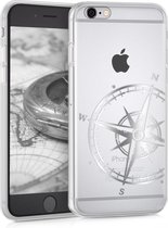 kwmobile telefoonhoesje voor Apple iPhone 6 / 6S - Hoesje voor smartphone - Vintage Kompas design
