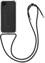 kwmobile telefoonhoesje compatibel met Huawei Y5p - Hoesje met koord - Back cover in transparant