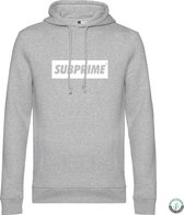 Subprime - Heren Hoodies Hoodie Block Grey - Grijs - Maat XXL