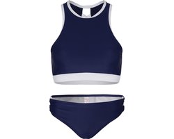 Bikini sport met gevlochten detail- Navy 164-170