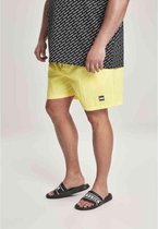 Urban Classics Zwemshorts -2XL- Block Geel
