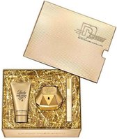 Paco Rabanne Lady Million Geschenkset - Eau de parfum 50 ml + Bodylotion 75 ml + Travel size 5 ml