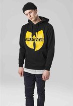 Wu Wear Hoodie/trui -XS- Logo Zwart