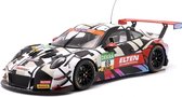 Porsche 911 GT3 R J-E Slooten / L. Luhr (Zwart/Wit) (30cm) 1/18 IXO Models Limited Edition - Modelauto - Schaalmodel - Model auto - Miniatuurautos - Miniatuur auto