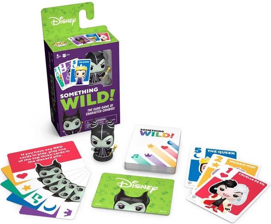 Afbeelding van het spel Something Wild Card Game Disney Villanas English