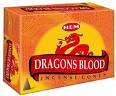 Wierookkegels Dragon Blood