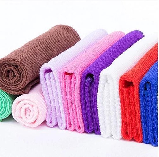 Lingettes jetables en microfibre, Nettoyage