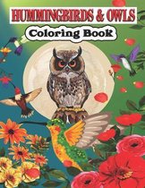 Hummingbird & Owls Coloring Book