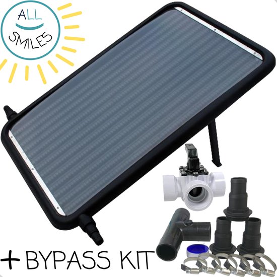 Chauffage de piscine Panneau Solar XXL avec kit de dérivation - 106x78cm -  Chauffage... | bol.com