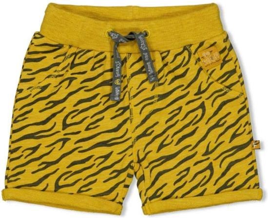 Feetje Go Wild - short AOP - okergeel melange - MT. 80