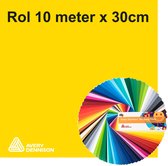 10 meter Avery snijfolie kleur 527 Butter Yellow Gloss voor Silhouette Cameo, brother en andere 30cm snij plotters