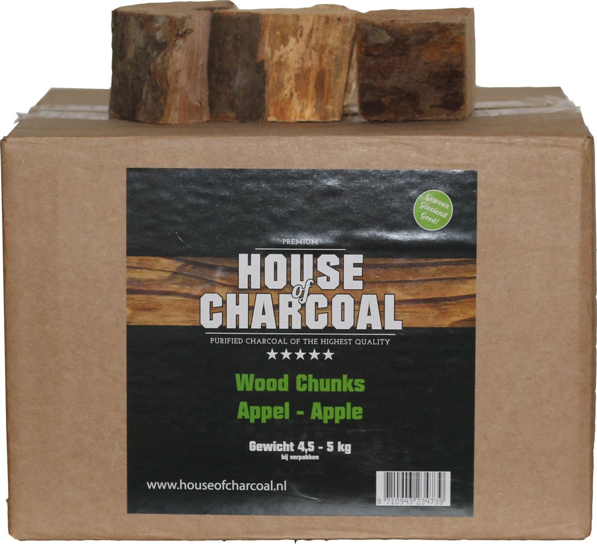 Rookhout chunks Appel - Smoking wood chunks Apple - 5 kg