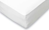 Hoeslaken Elegance Jersey Katoen Stretch 35cm Plongée - blanc 180x210/220cm - Lits Jumeaux