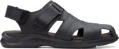 Clarks - Heren schoenen - Hapsford Cove - G - black tumbled leather - maat 9,5