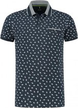 GENTS | Polo print navy wit Maat L | Polo Shirt Heren | Poloshirts