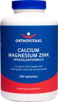 Orthovitaal - Calcium Magnesium Zink - 240 tabletten - Mineralen - vegan - voedingssupplement