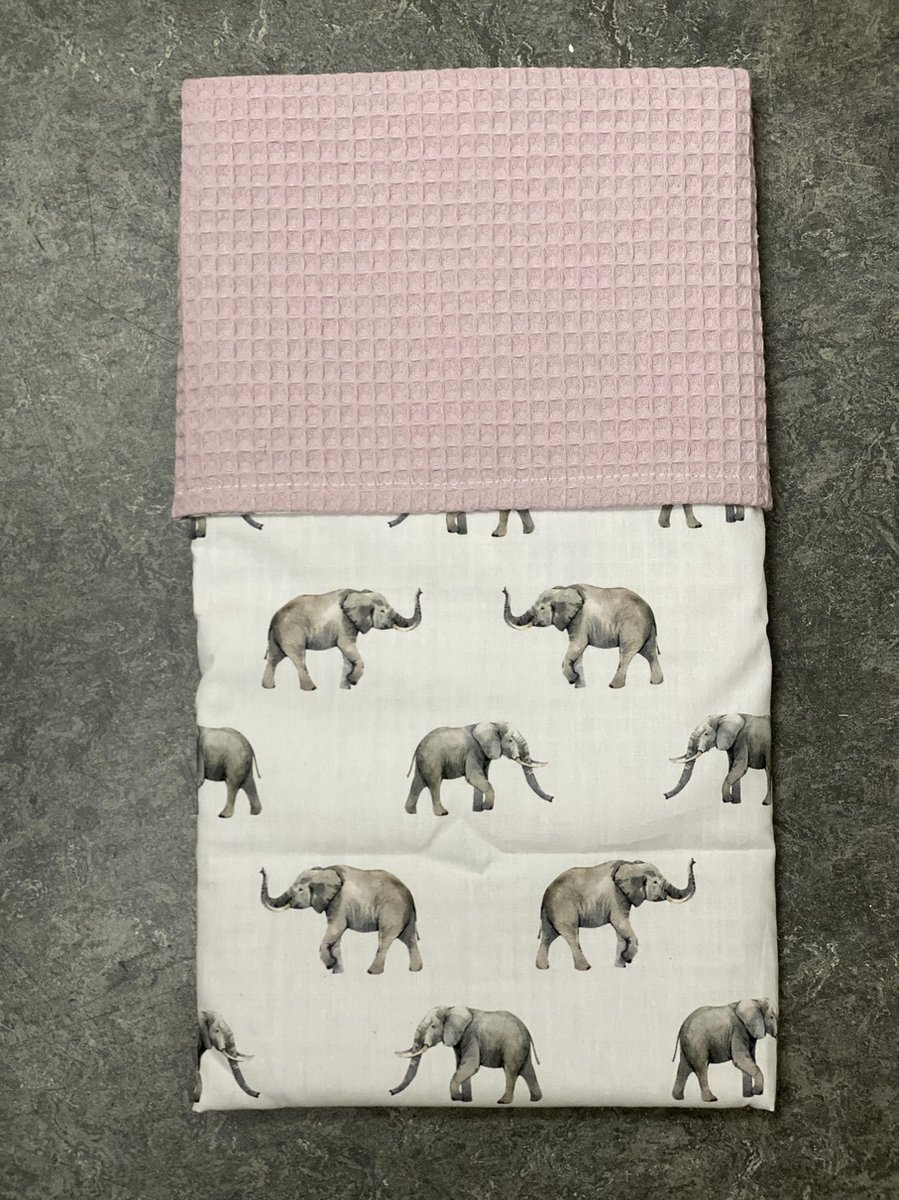 baby deken kinderwagen deken wieg deken oud roze grijze olifantjes 60 x 90 cm baby deken kinderwagen deken wieg deken oud roze grijze olifantjes 60 x 90 cm