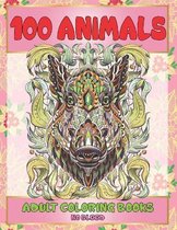 Adult Coloring Books - No Bleed - 100 Animals