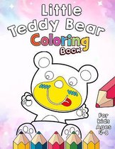 Little Teddy Bear Coloring Book for kids 4-8