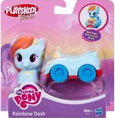 My Little Pony Rainbow Dash speelfiguur - 11 x 10 cm - Auto speelgoed