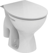 Porcher Perfecto S Duoblok WC staand exclusief zitting en reservoir wit