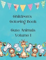 Children's Coloring Book - Cute Animals Volume I