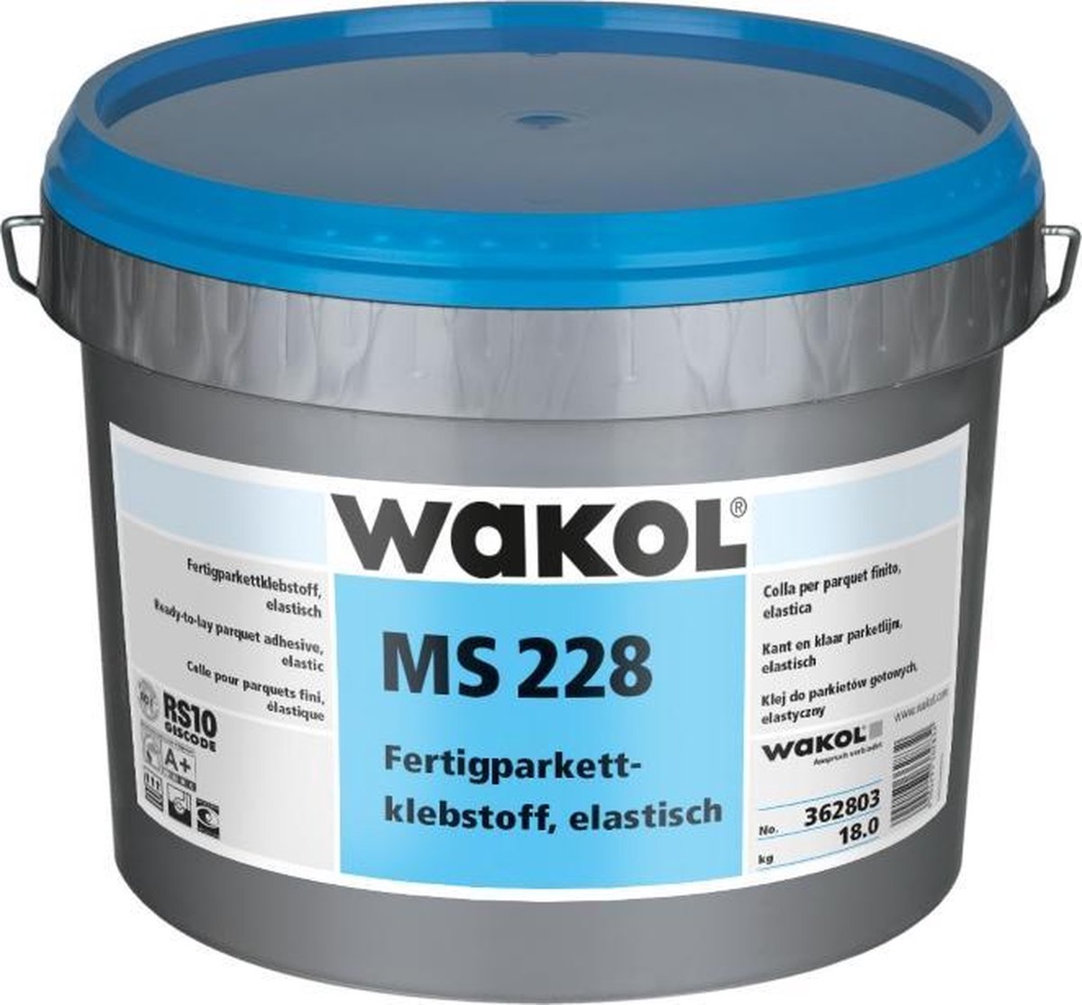 Houtlijm - Wakol - MS 228 - Kant en klaar - Parketlijm - 18KG - Eiken/Beige
