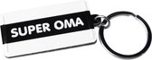 Black & White keyring "Super oma"