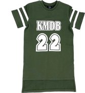 KMDB Jurkje Dress Baseball Khaki Meisjes Groen - Maat 140