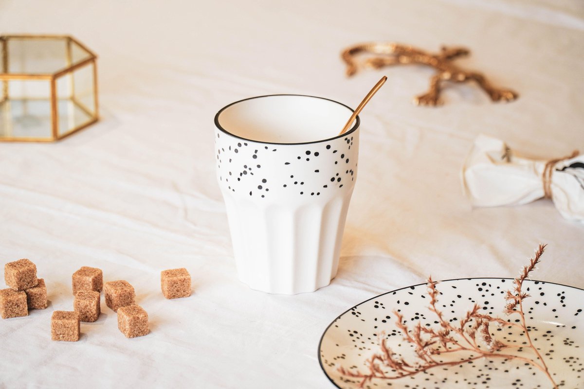 Eva Solo 2 tazas de café espresso Vasos de porcelana de 3 oz con agarre