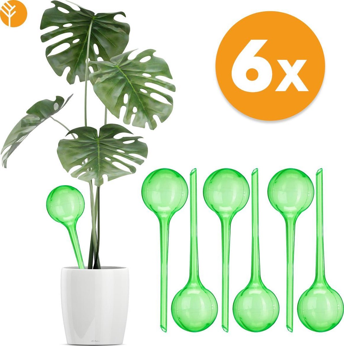 Waterdruppelaar Set van 6 Stuks voor Planten – Automatisch Watergeefsysteem voor Kamerplanten – Plan