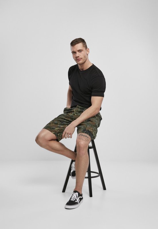 MFH Heren US BDU Bermuda Korte Broek Ripstop Zwart