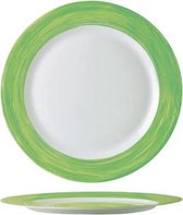Brush Dessertbord - Groen - Ø 19cm