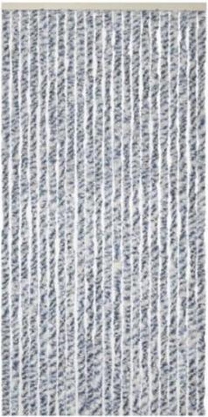 Kynast Kattenstaart Vliegengordijn - 90x200 cm - Zwart/Wit/Grijs