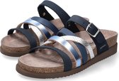 Mephisto HULEDA dames slipper - marineblauw mix - maat 38