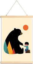 JUNIQE - Posterhanger Promise -60x90 /Kleurrijk