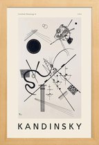 JUNIQE - Poster in houten lijst Kandinsky - Untitled (Drawing 4)