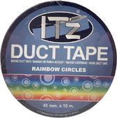 IT'z Duct Tape Rainbow Circles 10M
