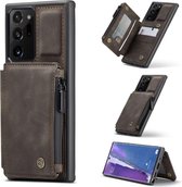 Caseme - Samsung Galaxy Note 20 Ultra - Back Cover Wallet hoesje - Coffee