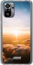 6F hoesje - geschikt voor Xiaomi Redmi Note 10S -  Transparant TPU Case - Cloud Sunset #ffffff