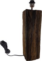 Deco4yourhome - Railway Lamp - 54cm - Hout - Staande Lamp