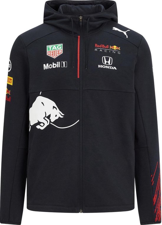 PUMA Red Bull Racing Team Hooded Full-Zip Sportvest Heren - Maat XL - PUMA