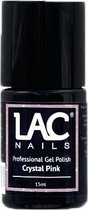 LAC Nails® Gellak - Crystal Pink - Gel nagellak 15ml - Roze sprankeling