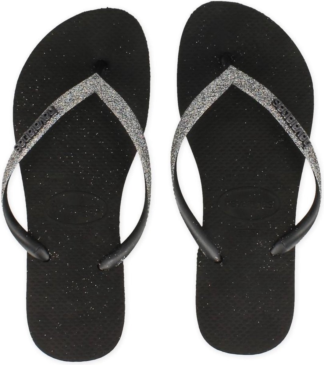 havaianas grey glitter