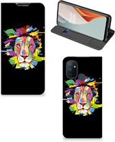 Book Case OnePlus Nord N100 Smart Cover Lion Color