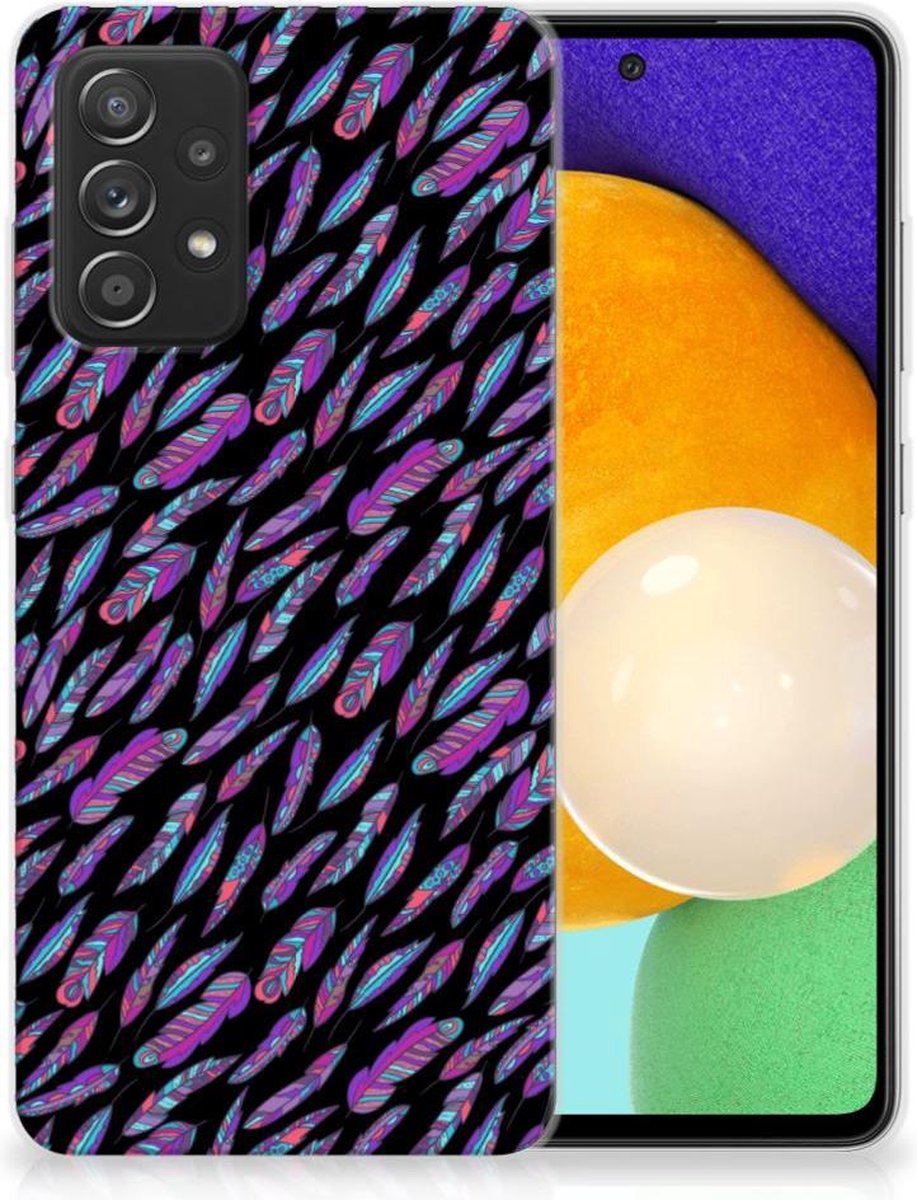 Samsung Galaxy A52 (5G/4G) TPU bumper Feathers Color