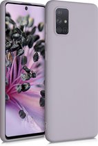kwmobile telefoonhoesje voor Samsung Galaxy A71 - Hoesje voor smartphone - Back cover in lila wolk
