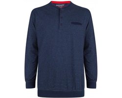Shirt Pastunette - gestreept - blauw - lange mouwen - maat M