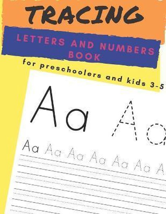 tracing letters and numbers book for preschoolers and kids 35, Lux